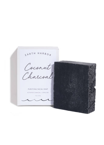 Facial Soap: Coconut Charcoal + Spirulina